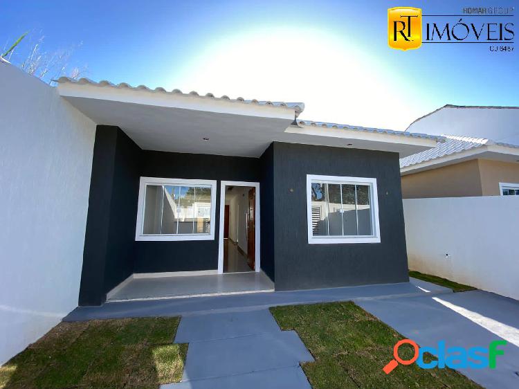Casa Nova de 2 Quartos no Coqueiral - Araruama/RJ