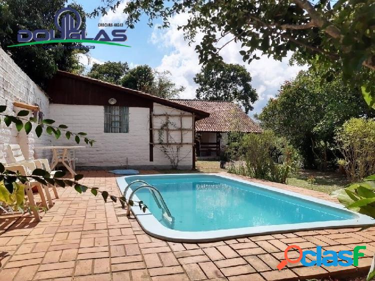 Casa de Pedra C/Piscina Condomínio Fechado Águas Claras