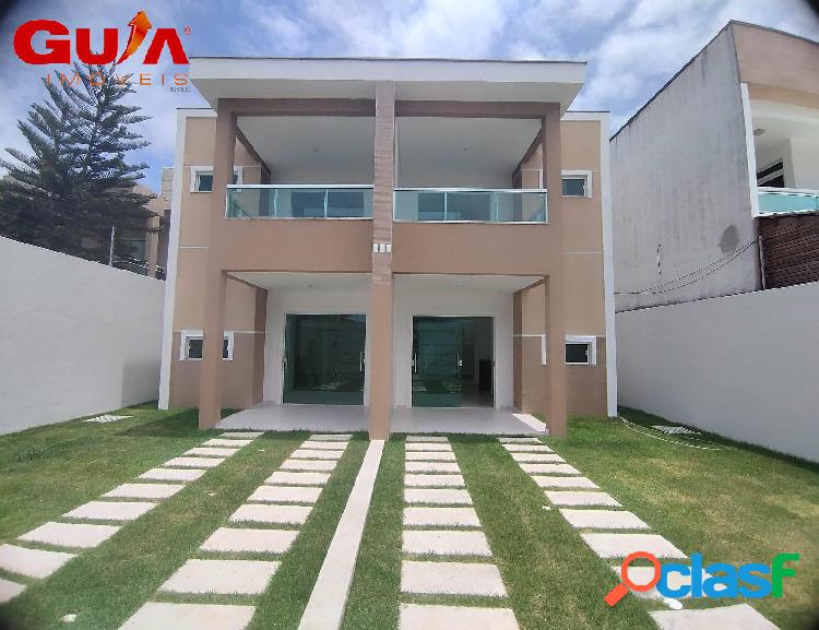 Excelente casa nova duplex nascente, no centro do Eusébio!