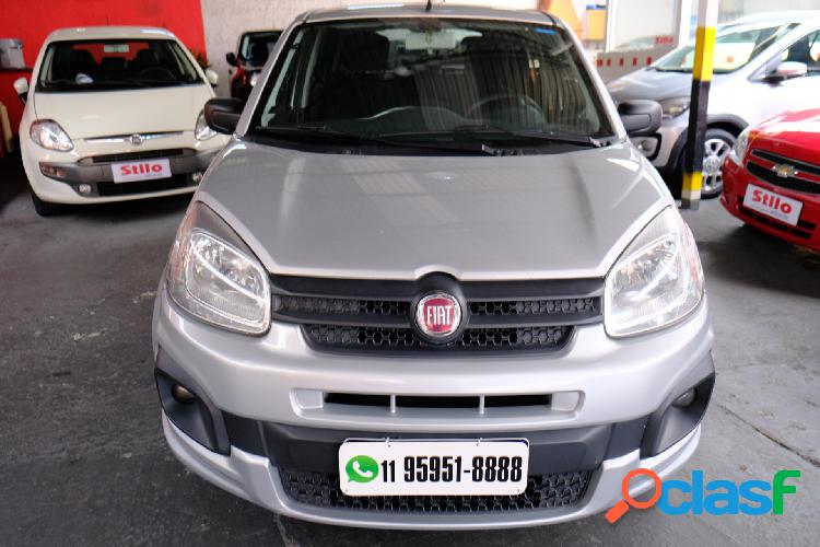 FIAT UNO ATTRACTIVE 1.0 FLEX 6V 5P PRATA 2017 1.0 FLEX