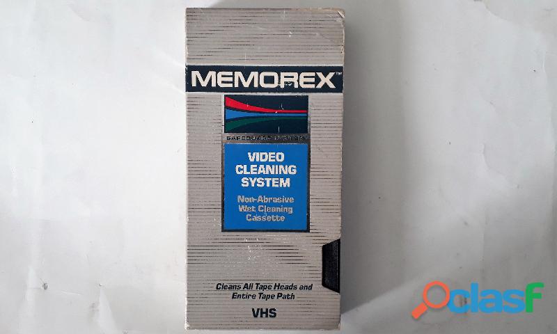 Fita p limpeza d cabeçote VCR/VHS Memorex Usada
