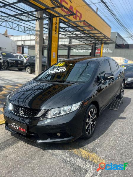 HONDA CIVIC SEDAN LXR 2.0 FLEXONE 16V AUT. 4P PRETO 2016 2.0