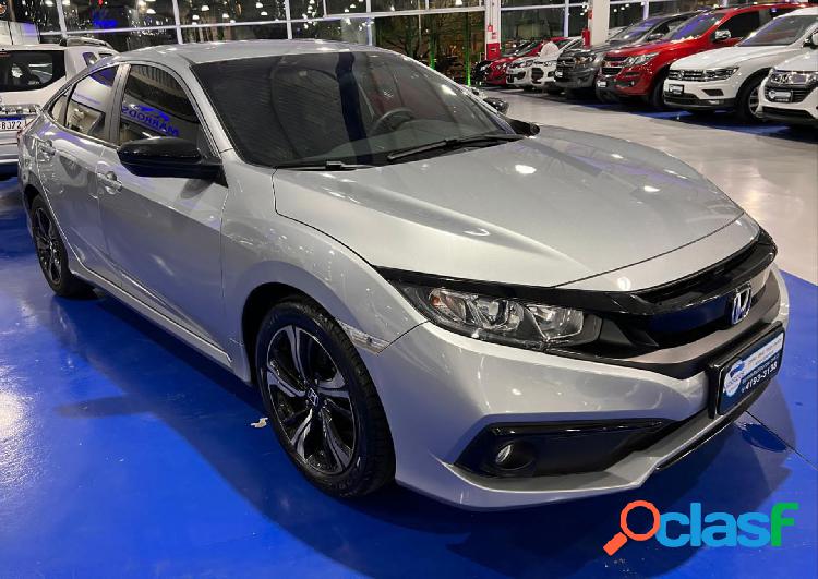 HONDA CIVIC SEDAN SPORT 2.0 FLEX 16V AUT.4P PRATA 2020 2.0