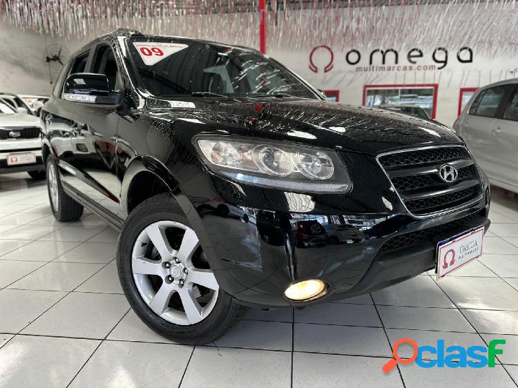 HYUNDAI SANTA FE GLS 2.7 V6 4X4TIPTRONIC PRETO 2009 2.7