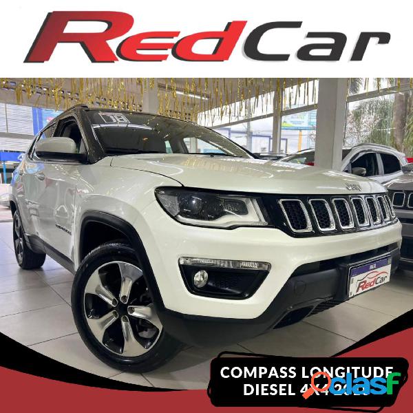 JEEP COMPASS LONGITUDE 2.0 4X4 DIES. 16V AUT. BRANCO 2018