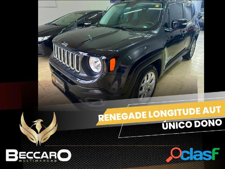 JEEP RENEGADE LONGITUDE 1.8 4X2 FLEX 16V AUT. PRETO 2017 1.8