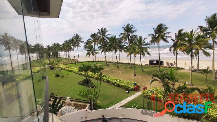 Pé na areia para locação temporada 2 dormitórios em