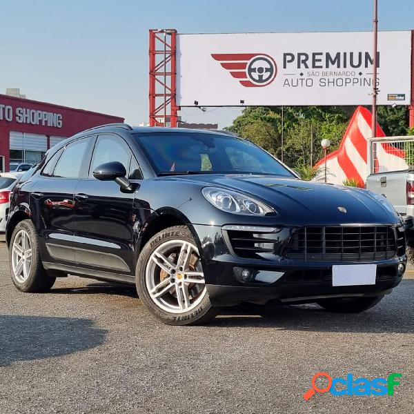 PORSCHE MACAN 2.0 TURBO PRETO 2015 2.0 GASOLINA