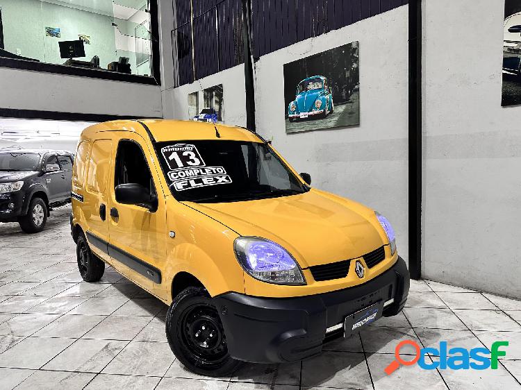 RENAULT KANGOO EXPRESS HI-FLEX 1.6 16V AMARELO 2013 1.6 FLEX