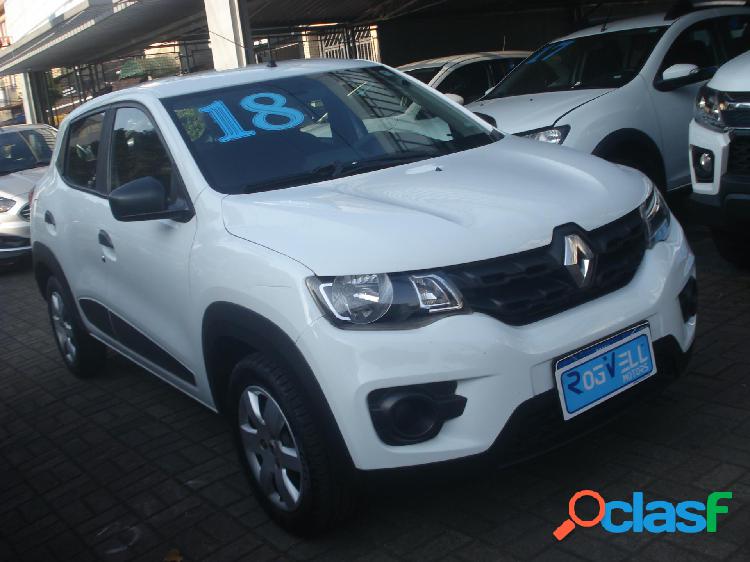 RENAULT KWID ZEN 1.0 FLEX 12V 5P MEC. BRANCO 2018 1.0 FLEX