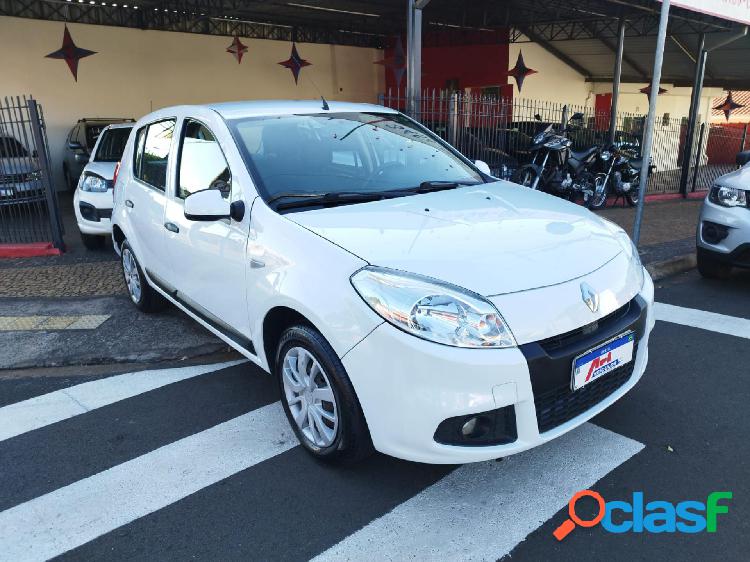 RENAULT SANDERO EXPRESSION HI-FLEX 1.6 8V 5P BRANCO 2013 1.6