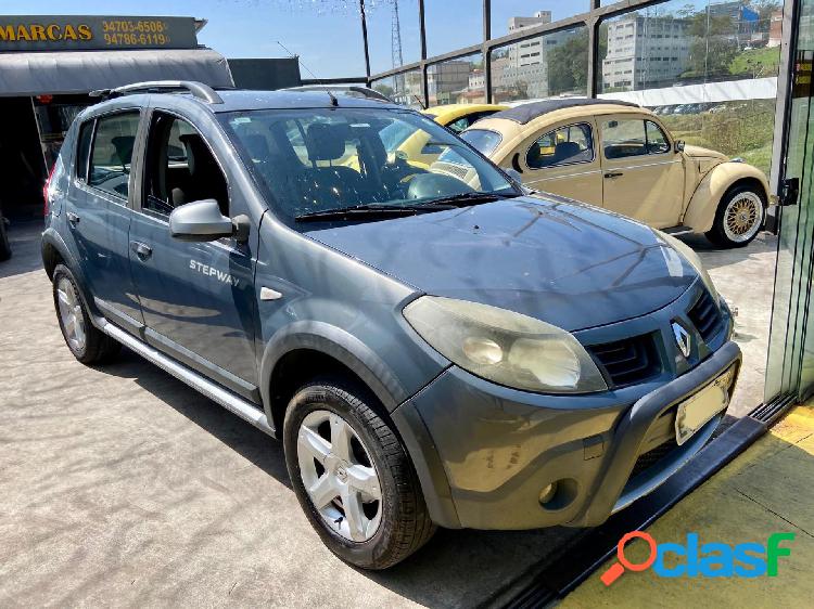RENAULT SANDERO STEPWAY HI-FLEX 1.6 16V 5P CINZA 2011 1.6