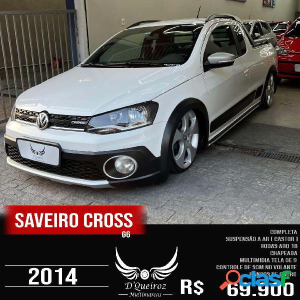 VOLKSWAGEN SAVEIRO CROSS 1.6 MI TOTAL FLEX 8V CE BRANCO 2014