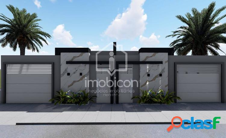 Vendo: Casa com 3/4 (1 suíte) - 100 m² - em construção