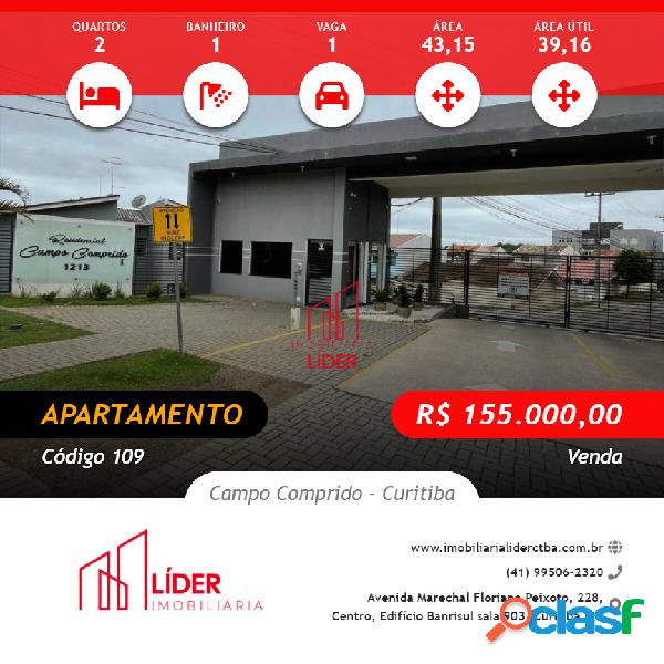 Apartamento 2 quartos - Campo Comprido mobiliado