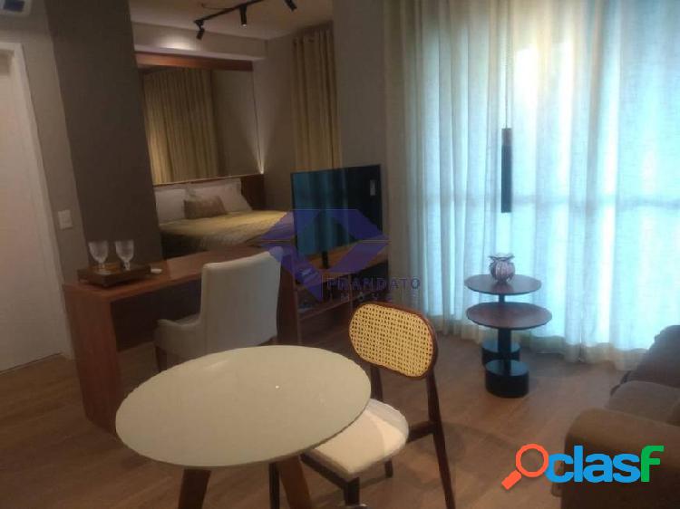 Apartamento a venda todo mobiliado 35m² com 1 dormitório e