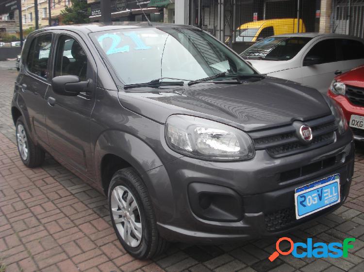 FIAT UNO ATTRACTIVE 1.0 FIRE FLEX 8V 5P CINZA 2021 1.0 FLEX