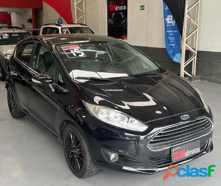 FORD FIESTA TITANIUM 1.6 16V FLEX MEC. PRETO 2015 1.6 FLEX