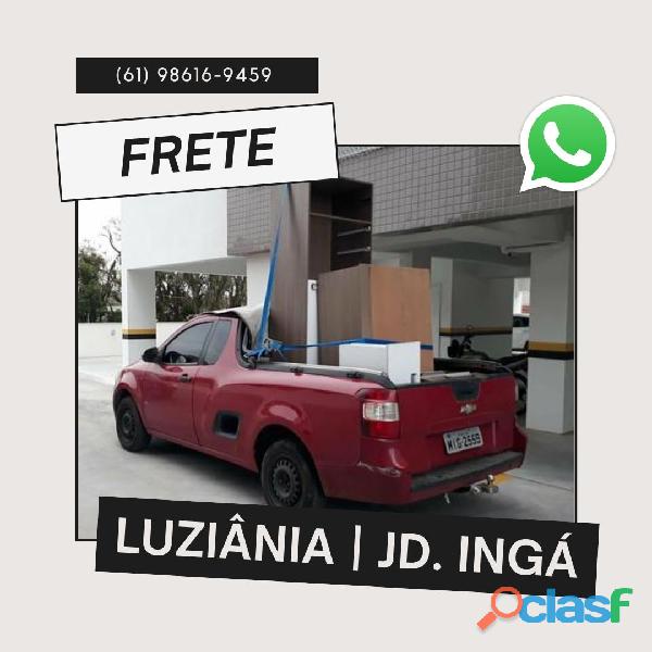 Frete Luziânia GO Frete Jardim Ingá GO (Pequenos Fretes