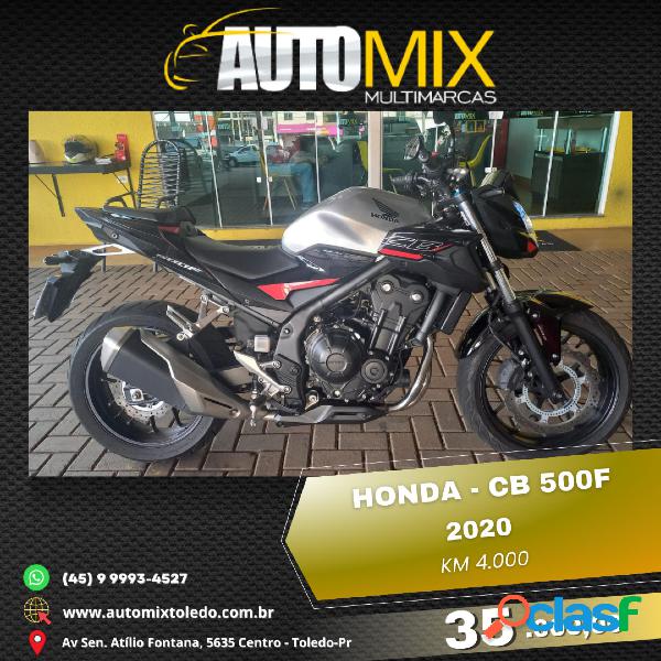 HONDA CB 500F CINZA 2020 500 GASOLINA