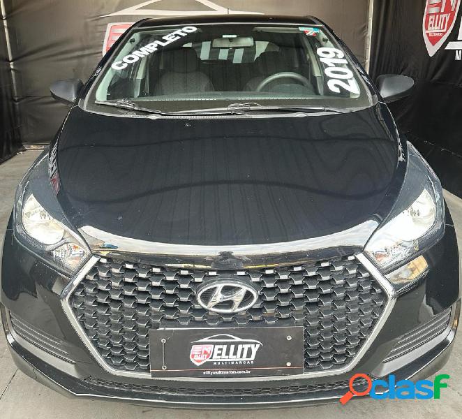 HYUNDAI HB20 UNIQUE 1.0 FLEX 12V MEC. PRETO 2019 1.0 FLEX