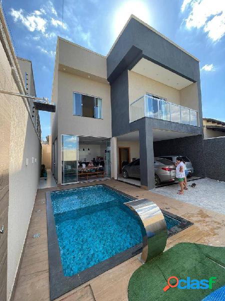 Lindo sobrado 4 suítes+ escritório- Residencial Recanto
