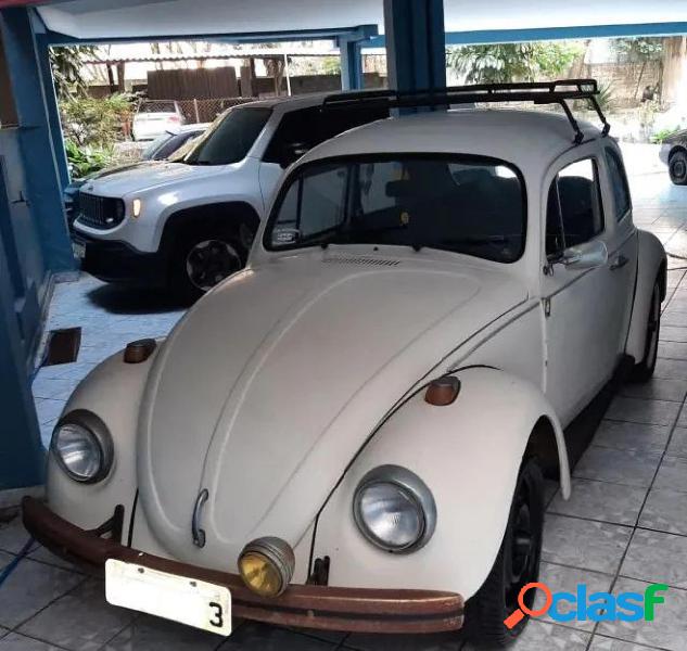 VOLKSWAGEN FUSCA 1.300 GASOLINA 2P BRANCO 1975 1.3 GASOLINA