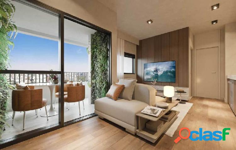 Apartamento perto do metrô com 1 quarto, 30.28m², à venda