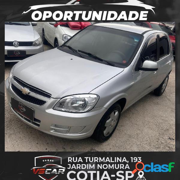 CHEVROLET CELTA SPIRIT LT 1.0 MPFI 8V FLEXP. 5P PRATA 2014