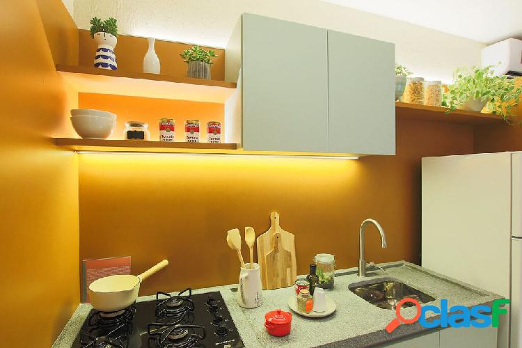 Cobertura à venda perto do metrô com 1 quarto, 50,09m²,