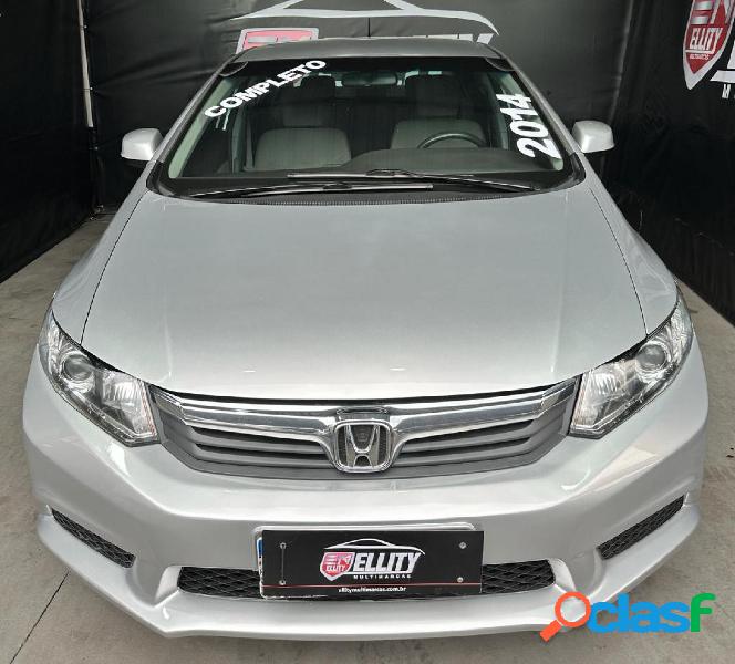 HONDA CIVIC SEDAN LXS 1.81.8 FLEX 16V MEC. 4P PRATA 2014 1.8