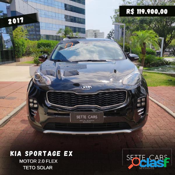 KIA SPORTAGE EX 2.0 16V 2.0 16V FLEX AUT. PRETO 2017 2.0