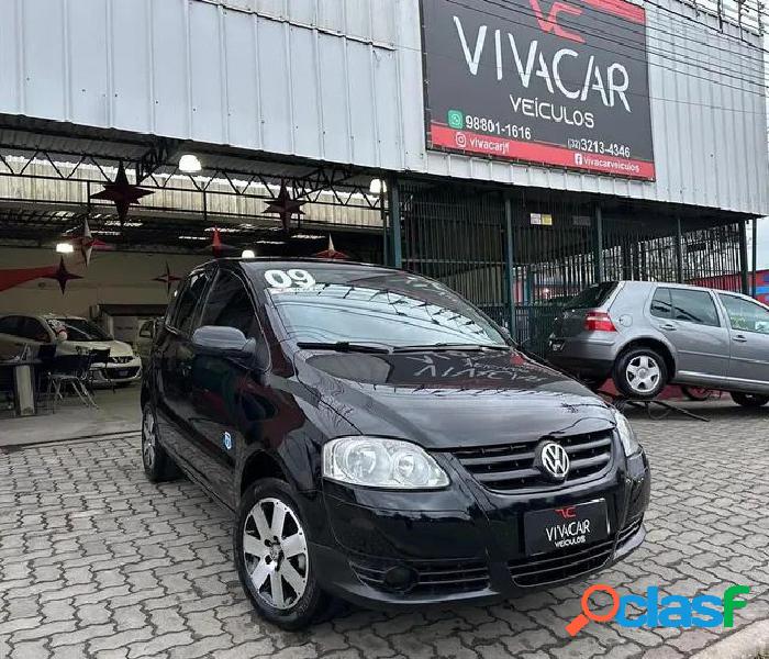 VOLKSWAGEN FOX ROUTE 1.6 MI TOTAL FLEX 8V 3P PRETO 2009 1.6