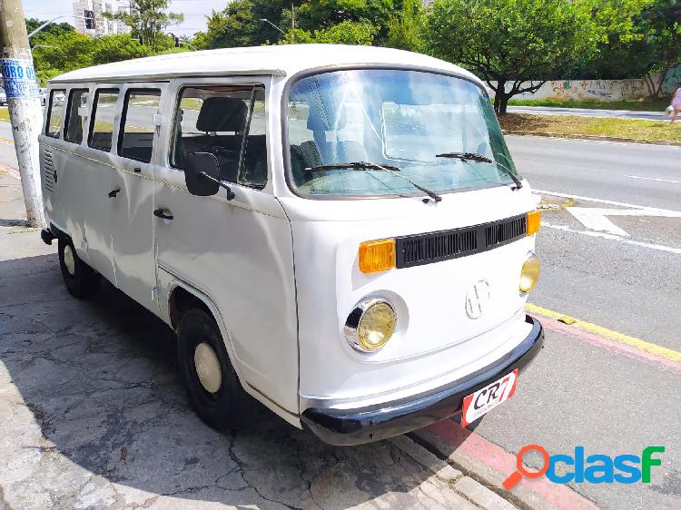 VOLKSWAGEN KOMBI STANDARD LUXO SERIE PRATA BRANCO 1997 1.6