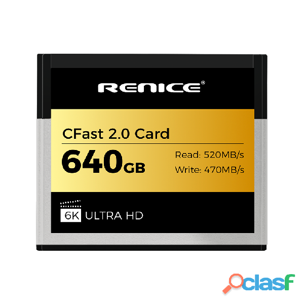 Renice 640GB CFast 2.0 Memory Card, Continuous Up to