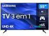 Smart TV 55” UHD 4K LED Samsung 55CU7700 Wi Fi Bluetooth