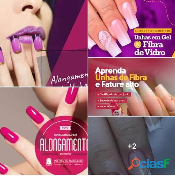 Curso alongamento de unhas