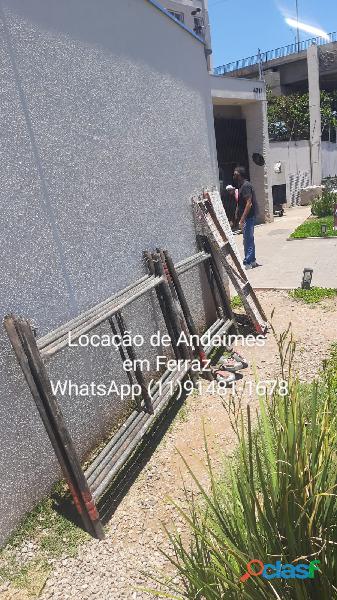 Locação de Andaimes em Ferraz, WhatsApp (11)91481 1678