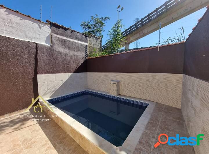 CASA COM PISCINA 3 DORMITÓRIOS LADO PRAIA FINANCIAMENTO