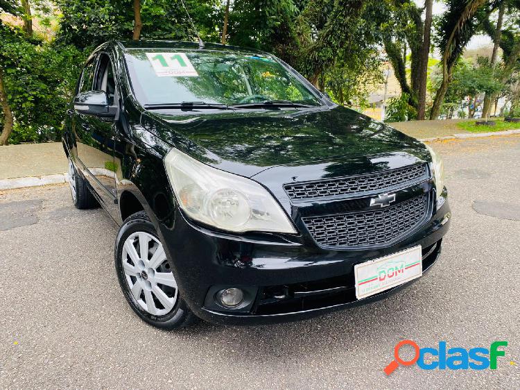 CHEVROLET AGILE LT 1.4 MPFI 8V FLEXPOWER 5P PRETO 2011 1.4