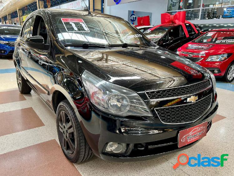 CHEVROLET AGILE LTZ 1.4 MPFI 8V FLEXPOWER 5P PRETO 2011 1.4