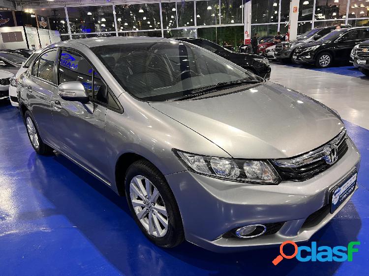 HONDA CIVIC SEDAN LXR 2.0 FLEXONE 16V AUT. 4P CINZA 2014 2.0