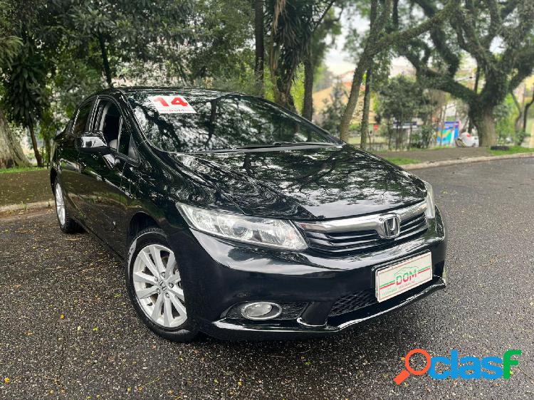 HONDA CIVIC SEDAN LXS 1.81.8 FLEX 16V AUT. 4P PRETO 2014 1.8