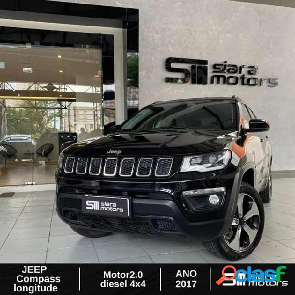 JEEP COMPASS LONGITUDE 2.0 4X4 DIES. 16V AUT. PRETO 2017 2.0