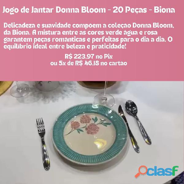 Jogo de Jantar Donna Bloom 20 Peças Biona