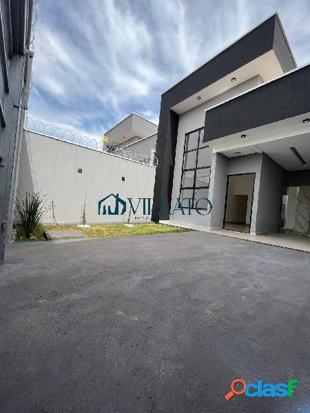 LINDA CASA A VENDA RESIDENCIAL BRISAS DA MATA - GOIÂNIA-GO