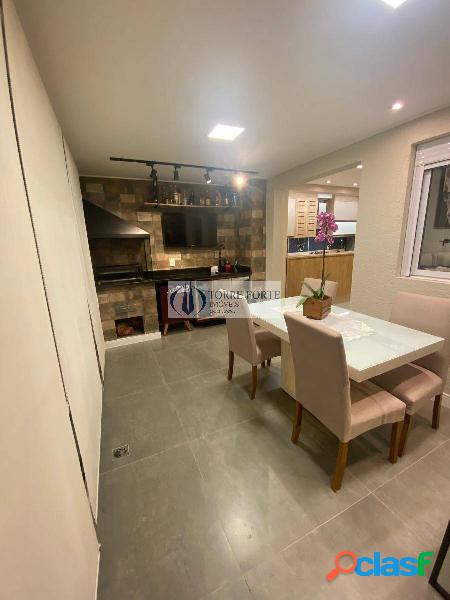 Lindo Apartamento com varanda gourmet 2 dormitórios, 1 vaga