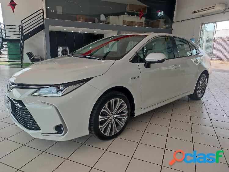 TOYOTA COROLLA ALTIS PREM. HYBRID 1.8 AUT BRANCO 2020 1.8