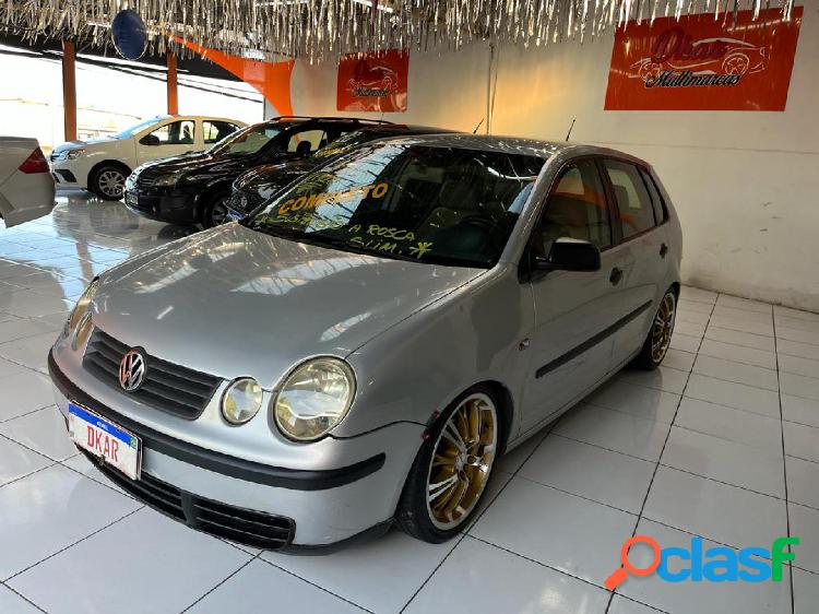 VOLKSWAGEN POLO 1.6 E-FLEX 8V 5P PRATA 2005 1.6 GASOLINA