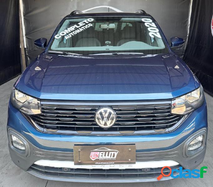 VOLKSWAGEN T-CROSS 1.0 TSI FLEX 12V 5P AUT. AZUL 2020 1.0